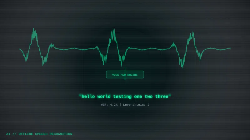 Offline Speech Recognition (ASR)